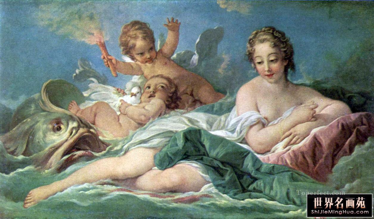 Birth of Venus Francois Boucher Classic nude Oil Paintings